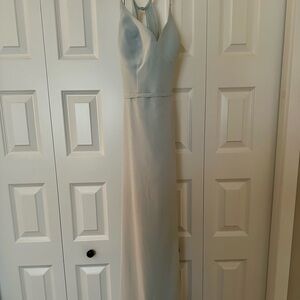 Azazie Blink Dress in color Mist
